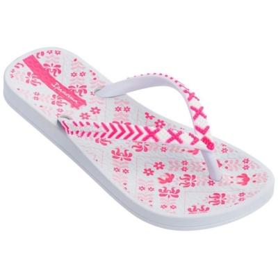 Kids' Ipanema Ana Lovely II Flip Flops White Rose | US058792TB