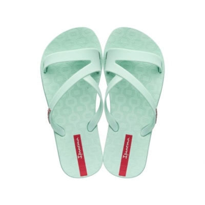 Kids' Ipanema Art Mint Flip Flops Green | US206459UM