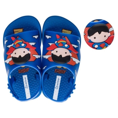 Kids' Ipanema Baby Justice League Slides Blue | US246519TE