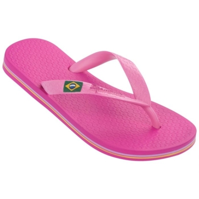 Kids' Ipanema Classic Brazil Flip Flops Rose | US073196PA