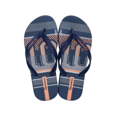 Kids' Ipanema Classic Flip Flops Navy | US156308UA