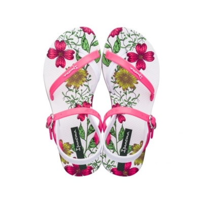 Kids' Ipanema Fashion Garden Sandals White Rose | US619873FP