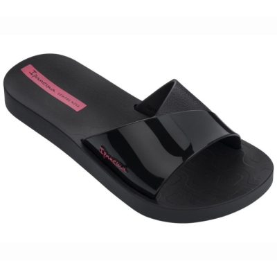 Kids' Ipanema Fresh Slides Black | US380271BL