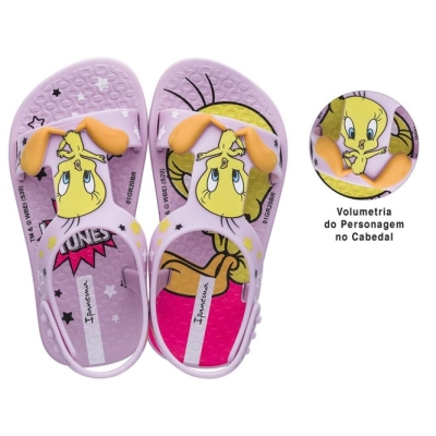 Kids' Ipanema Looney Tunes Sandals Rose | US062198EW