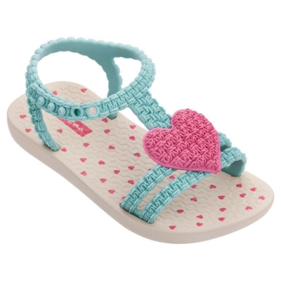 Kids' Ipanema My First Ipanema Sandals Ivory Green Rose | US654089XZ