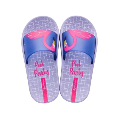 Kids' Ipanema Slippy Sandals Purple Blue | US581724OK