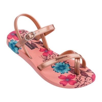 Kids' Ipanema Suzi Print II Sandals Rose Ivory | US160958DZ