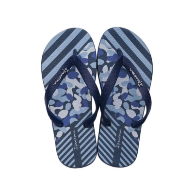 Kids' Ipanema Temas XIII Flip Flops Navy | US567392UP