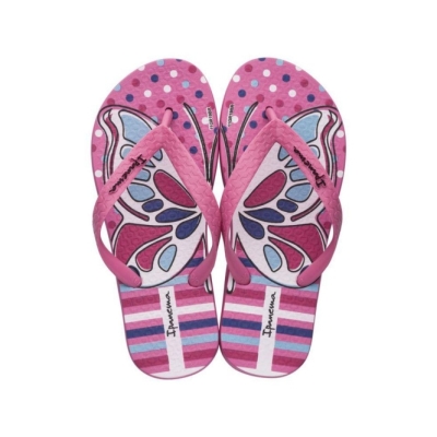 Kids' Ipanema Temas XIII Flip Flops Rose White | US421596BY