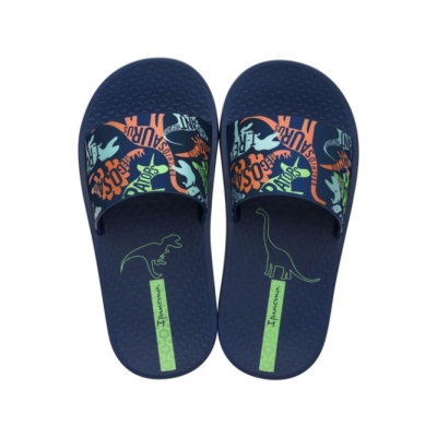 Kids' Ipanema Urban Slides Navy | US137490DH