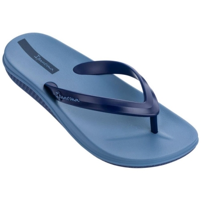 Men's Ipanema Ana Lapa Flip Flops Blue Navy | US329684QF