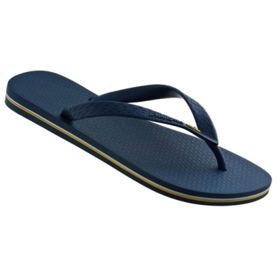 Men's Ipanema Classic Brazil II Flip Flops Navy | US106295VP