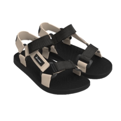 Men's Ipanema Free Rider Sandals Black Ivory | US231975AR