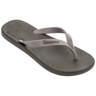 Men's Ipanema Posto 10 Flip Flops Green Grey | US136452CS