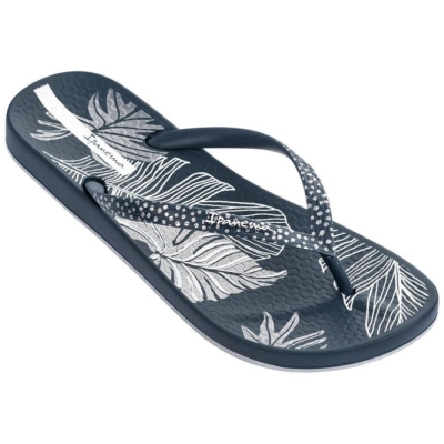 Women's Ipanema Ana Frond Flip Flops Blue | US514739QF