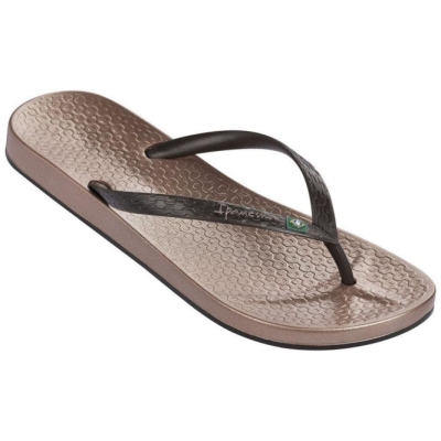 Women's Ipanema Anatomic Brilliant III Flip Flops Rose Grey | US680739BV