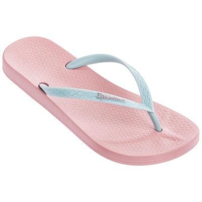 Women's Ipanema Anatomic Tan Flip Flops Rose Blue | US103972UR