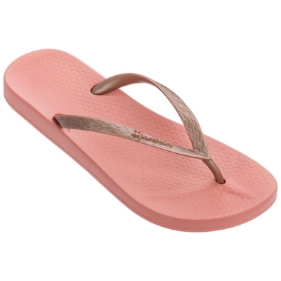 Women's Ipanema Anatomic Tan Flip Flops Rose | US380459QJ