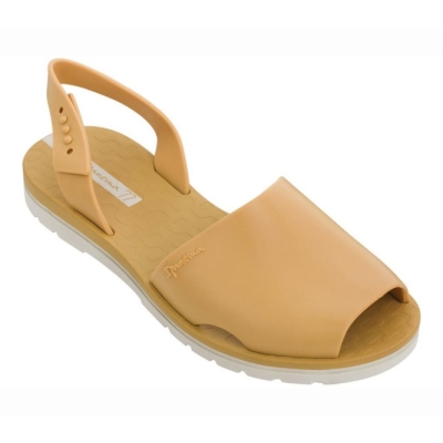 Women's Ipanema Barcelona Sandals Yellow Ivory | US760934BJ