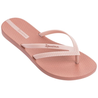 Women's Ipanema Bossa Flip Flops Rose | US841327OK