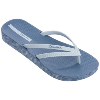 Women's Ipanema Bossa Soft IV Wedges Blue White | US706912QV