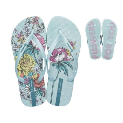 Women's Ipanema Botanicals Flip Flops Blue | US872306TI