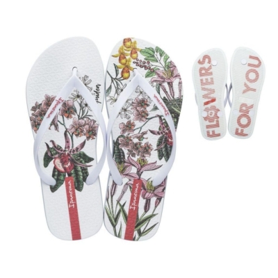 Women's Ipanema Botanicals Flip Flops White | US729458UA