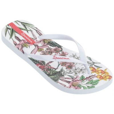 Women's Ipanema Botanicals Scent Flip Flops White | US513708QY