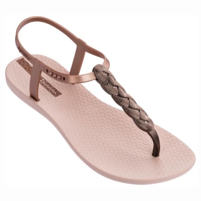 Women's Ipanema Braid Sandals Rose | US675821IR