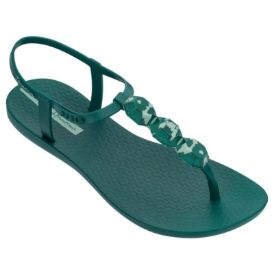 Women's Ipanema Charm Sandals Green | US310289MK