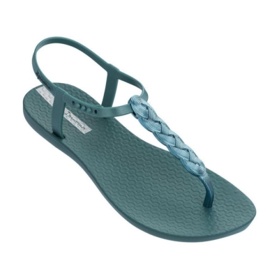 Women's Ipanema Charm VI Wave Sandals Green | US149678IF