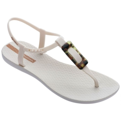 Women's Ipanema Class Buckle Sandals Ivory | US297645AI