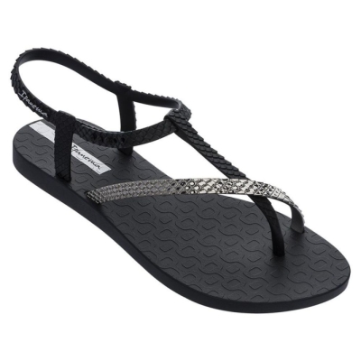 Women's Ipanema Class Wish II Sandals Black Silver | US073462MT