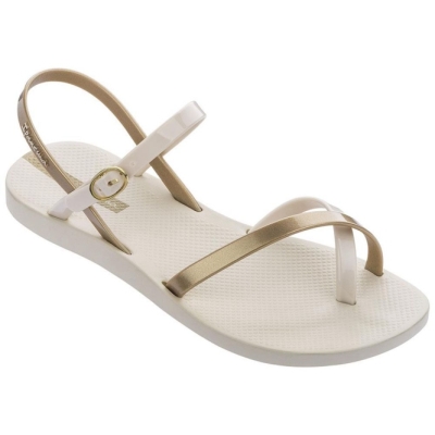 Women's Ipanema Fashion VIII Sandals Ivory Gold | US683124AG