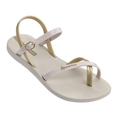 Women's Ipanema Fashion VII Sandals Ivory Gold | US963581AB