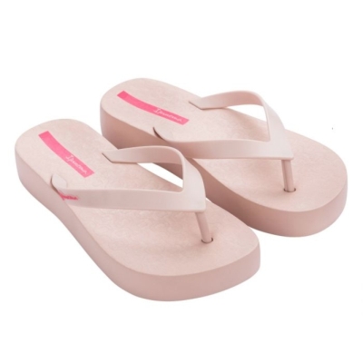 Women's Ipanema Flatform Flip Flops Rose | US432179FH