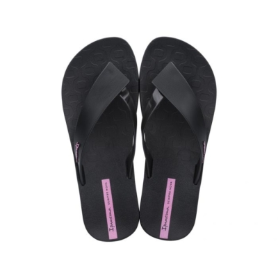 Women's Ipanema Hit Flip Flops Black | US302478WU