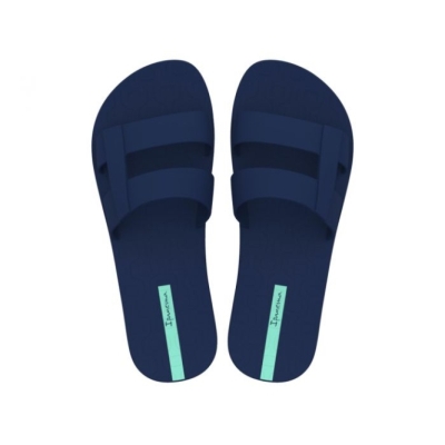 Women's Ipanema Home Slides Navy | US247910UV