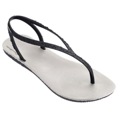 Women's Ipanema Jo Sandals Ivory Black | US341682XJ