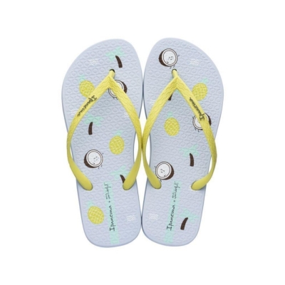 Women's Ipanema Mr. Wonderful II Flip Flops White Yellow | US354718PH