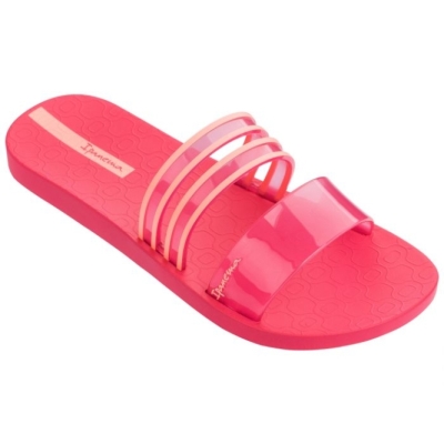 Women's Ipanema New Clear Slides Rose | US451976BD