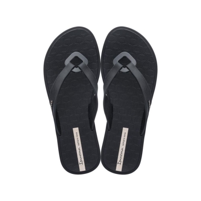 Women's Ipanema Nexo Flip Flops Black | US895214OL