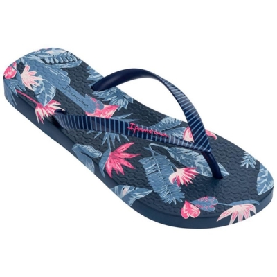 Women's Ipanema Paradise Flip Flops Blue | US284163PW