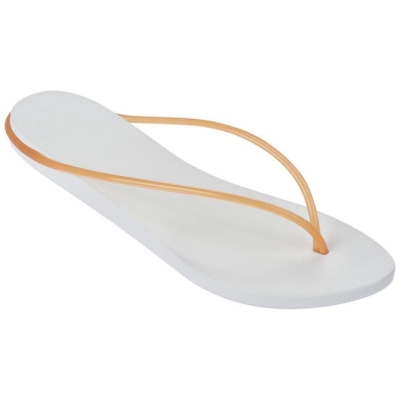 Women's Ipanema Philippe Starck Thing M Flip Flops White Orange | US867215GW