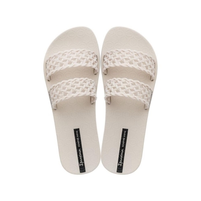 Women's Ipanema Renda Slides Ivory | US051836VI