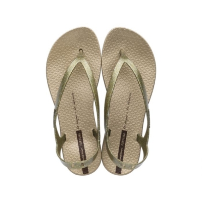 Women's Ipanema Renova Sandals Gold | US417028MA