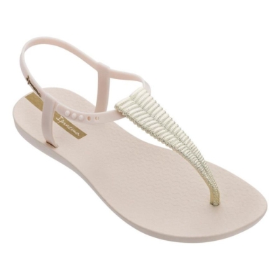 Women's Ipanema Ribba Sandals Ivory Gold | US641327YC