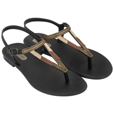 Women's Ipanema Rustic Sandals Black | US283164WP