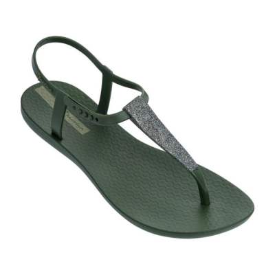 Women's Ipanema Shimmer Sandals Green Silver | US473809IE