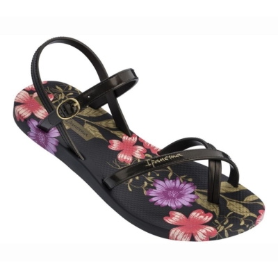 Women's Ipanema Suzi Print II Sandals Black | US140869XU